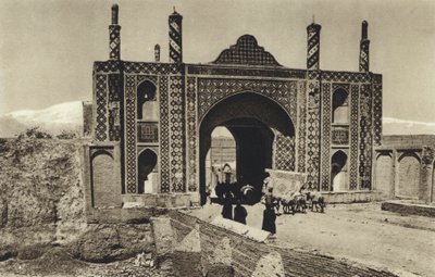 Persia, Teheran, Town gate by European Photographer