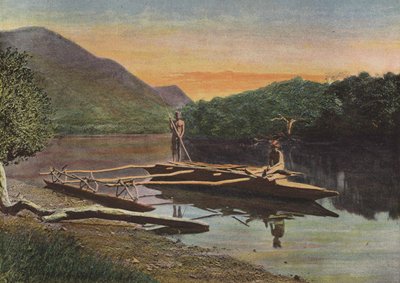 Canoe on the Monio River by European Photographer