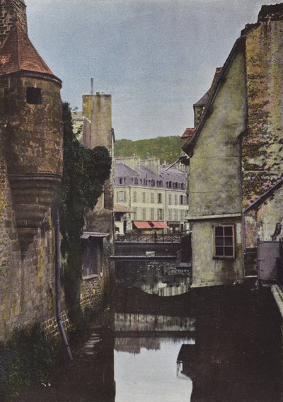 Quimper, Old Houses on Pichery Street by European Photographer