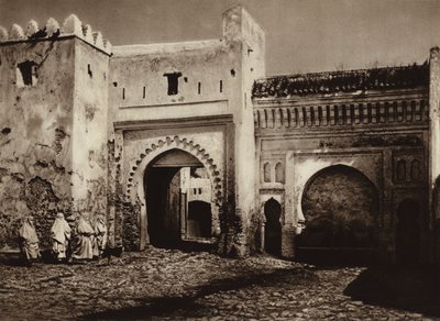 Tetuan, Old city gate by European Photographer