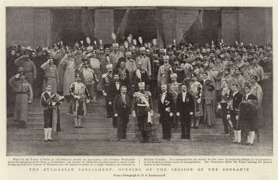 The Bulgarian Parliament, Opening of the Session of the Sobranje by European Photographer