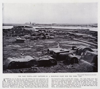 The Taku forts, just captured by a European fleet for the third time by European Photographer