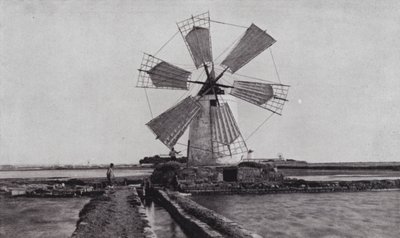 Trapani, a Windmill by European Photographer