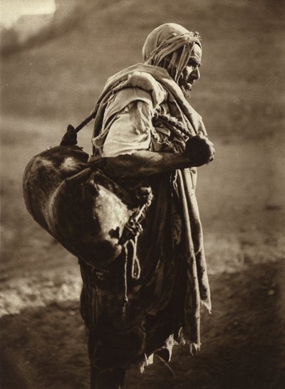 Tunis, Water-Carrier by European Photographer