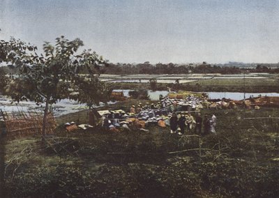 Embarkation at Cho-Huyen near Kuang-Tri by European Photographer