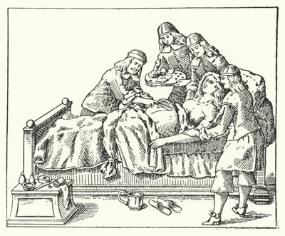 A Caesarean operation in the seventeenth century by European School