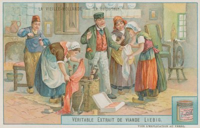 A Peddler Selling his Wares in Old Holland by European School