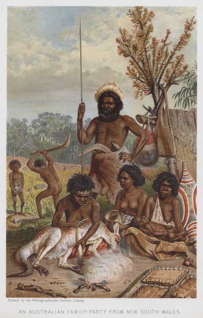 An Australian Family-Party from New South Wales by European School