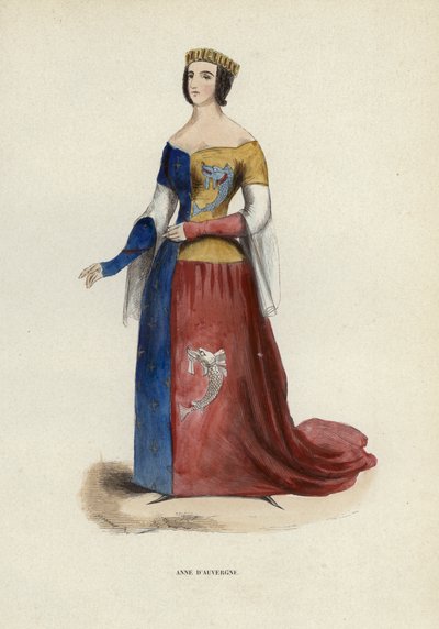 Anne of Auvergne by European School
