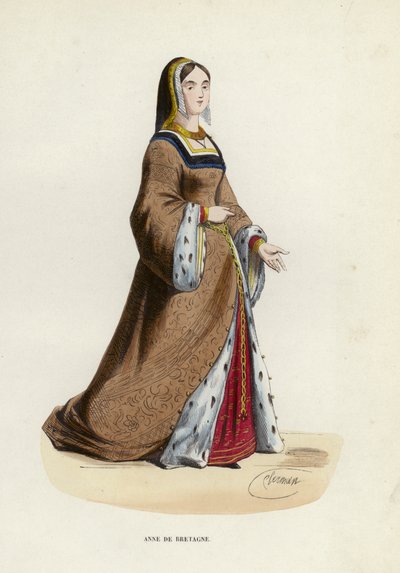 Anne of Brittany by European School