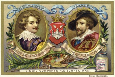 Antony van Dyck and Peter Paul Rubens, Flemish artists by European School