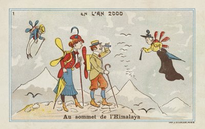 At the summit of the Himalayas in the year 2000 by European School