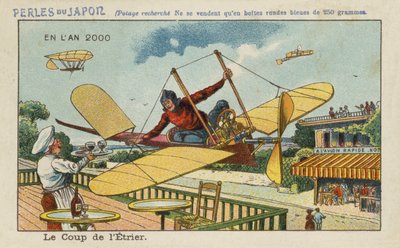 Aviator reaching for a drink in the year 2000 by European School