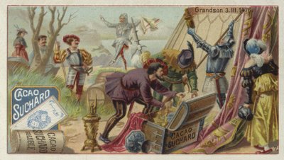 Battle of Grandson, Switzerland, 3 March 1476 by European School