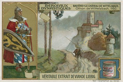 Bavaria: Wittelsbach Castle and Otto I of Wittelsbach, Duke of Bavaria, 1160 by European School