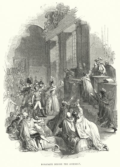 Bonaparte before the Assembly by European School