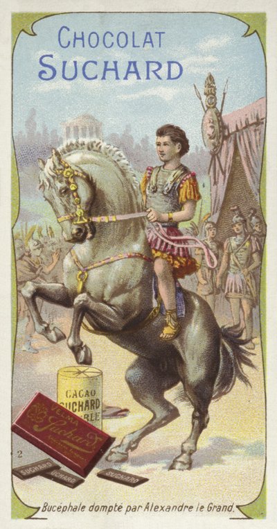Bucephalus Tamed by Alexander the Great by European School