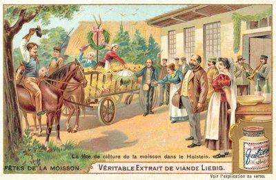Celebrating the End of the Harvest in Holstein, Germany by European School