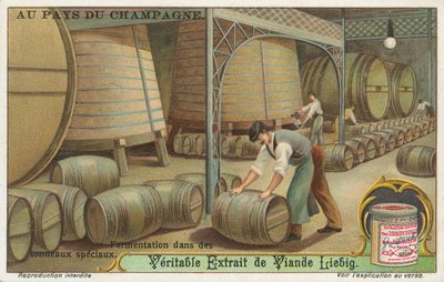 Champagne, Liebig Card, Early 20th Century by European School