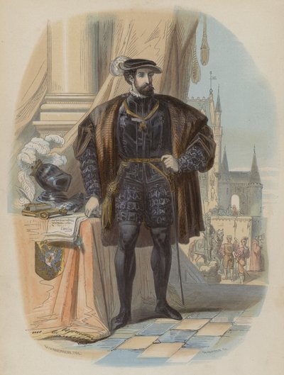 Charles V, Holy Roman Emperor by European School