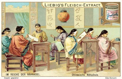 Chinese Needlework School by European School
