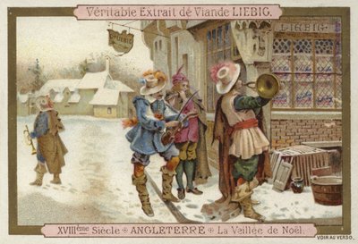 Christmas Eve in England, 18th Century by European School