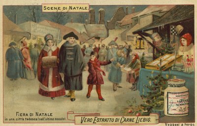 Christmas fair in a German city by European School