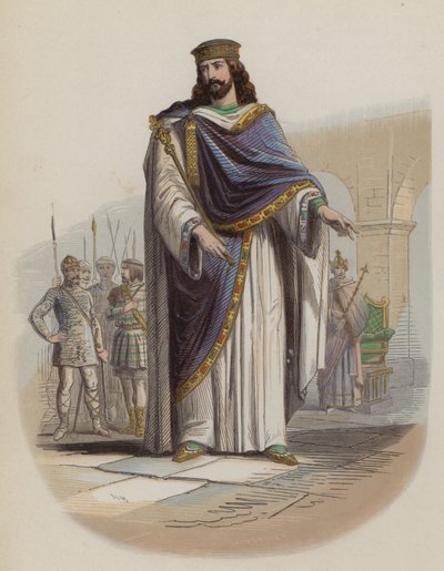 Clovis I, King of the Franks by European School