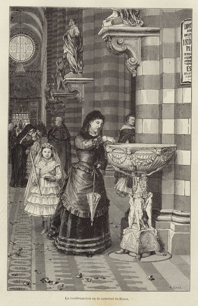 Confirmation in the Cathedral of Siena by European School