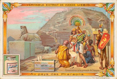 Construction of the Pyramid of Cheops by European School