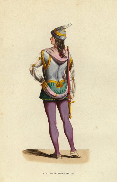 Italian Military Costume by European School