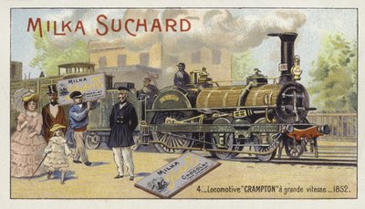 Crampton High Speed Locomotive, 1852 by European School