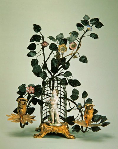 Cupid in a Garden by European School