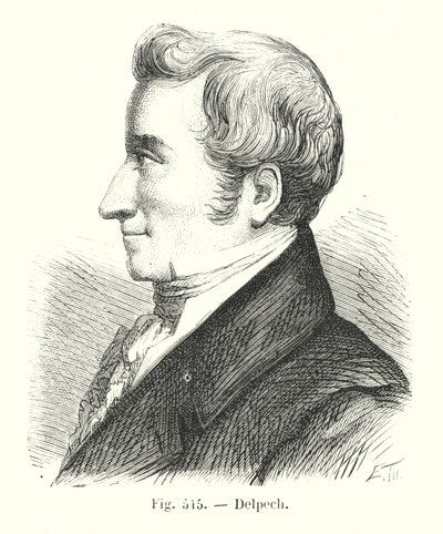 Delpech (engraving) by European School