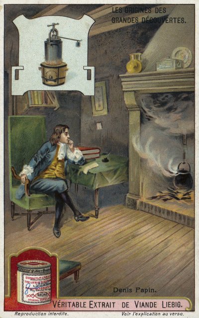 Denis Papin and the pressure cooker by European School