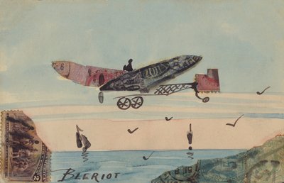 Depiction of a Monoplane Designed by French Aviator Louis Bleriot, the First Man to Fly Over the English Channel by European School