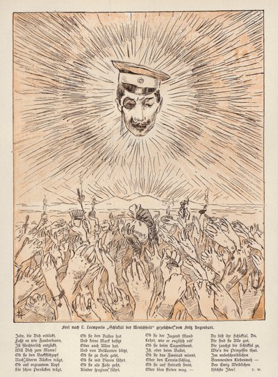 Destiny and Humanity, After the Painting by Jef Leempoels by European School
