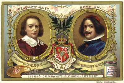 Diego Velasquez and Bartolome Murillo, Spanish artists by European School
