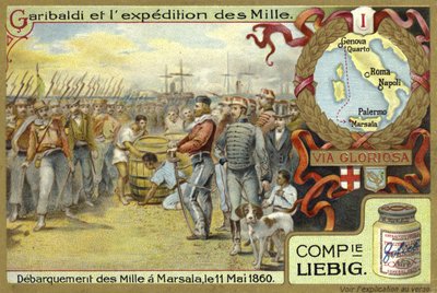 Disembarkation of the thousand, Marsala, Sicily, 11 May 1860 by European School
