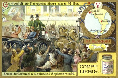 Entry of Garibaldi into Naples, 7 September 1860 by European School