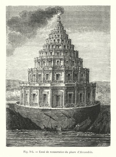 Restoration Attempt of the Lighthouse of Alexandria by European School