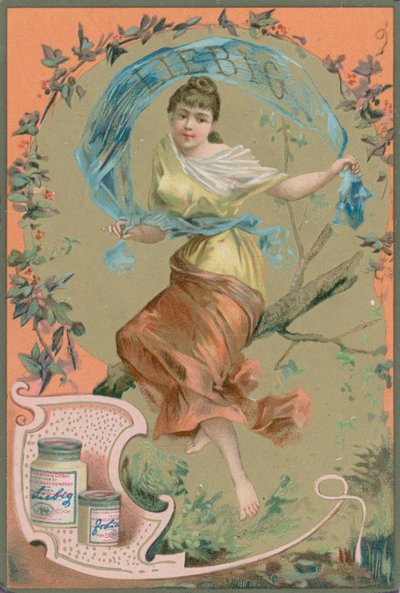 Folk Girl in Orange by European School