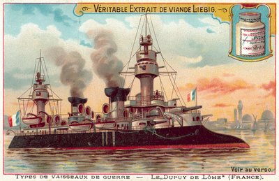 French armoured cruiser Dupuy de Lome by European School