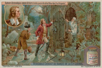 Friedrich Schiller in The Robbers by European School