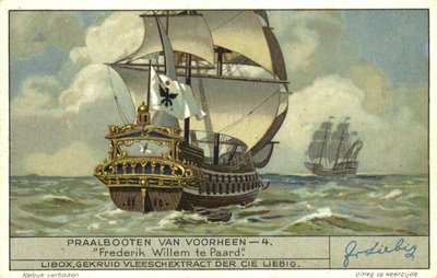 Friedrich Wilhelm zu Pferde, flagship of the Brandenburg Navy, 16th Century by European School