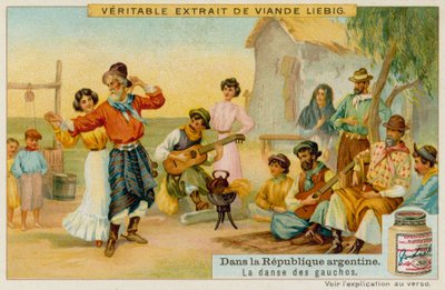Gaucho Dancers by European School