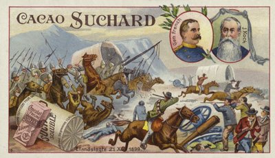 Generals French and Kock and the Battle of Elandslaagte, Boer War, 21 October 1899 by European School