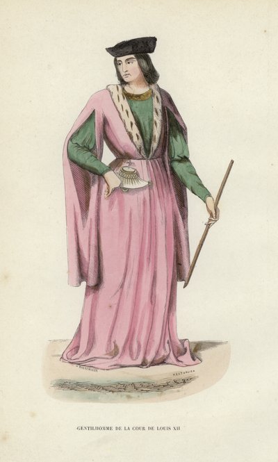 Gentleman of the Court of Louis XII by European School