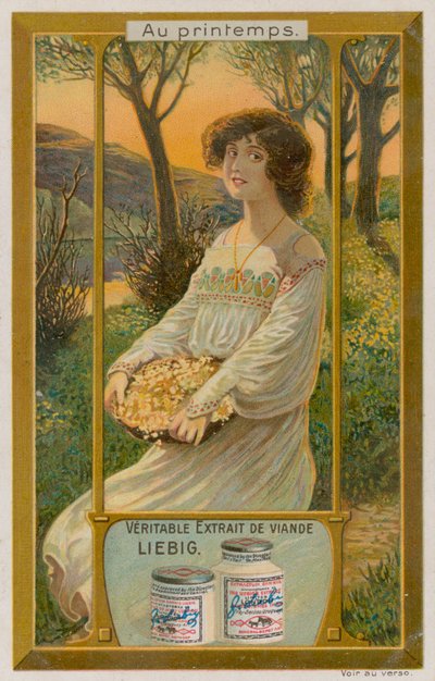 Girl with Yellow Flowers by European School
