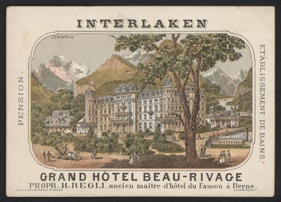 Grand Hotel Beau-Rivage, Interlaken by European School